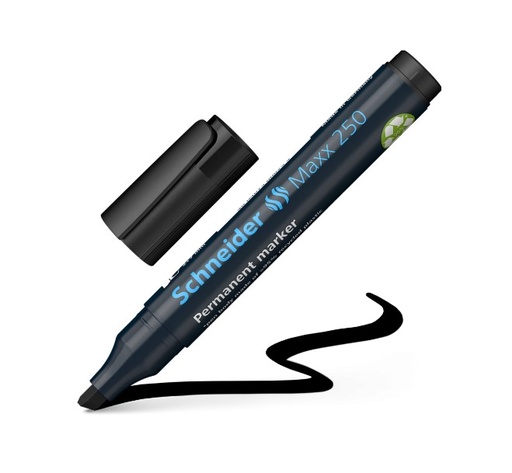[W0010309] Schneider marcador permanente Maxx 250 unidad Negro