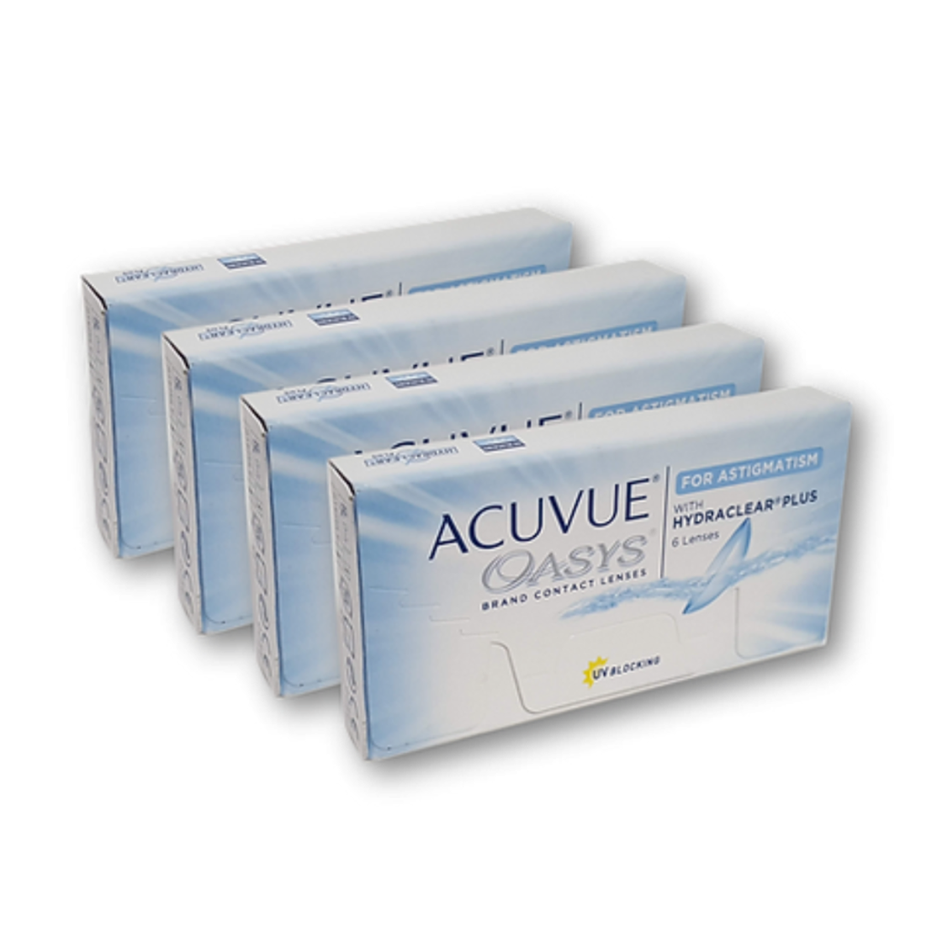 ACUVUE OASYS FOR ASTIGMATISM 4 CAJAS