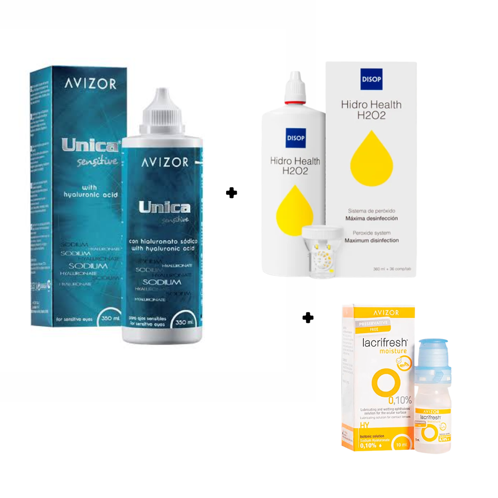 Unica 350ml +H2O2 360ml + Lacrifresh 10ml