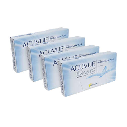 ACUVUE OASYS - HYDRACLEAR PLUS - 4 CAJAS