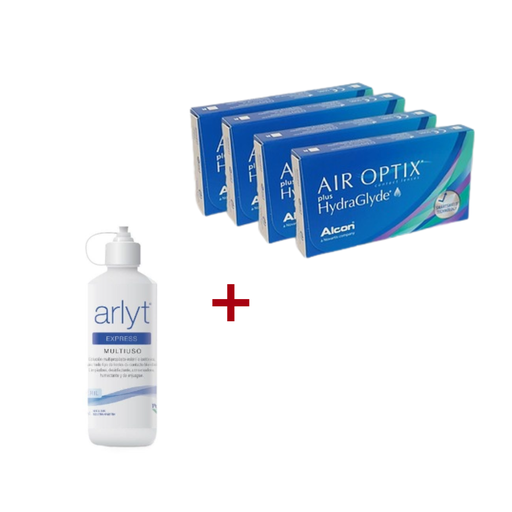 AIR OPTIX PLUS HYDRAGLYDE - 4 CAJA