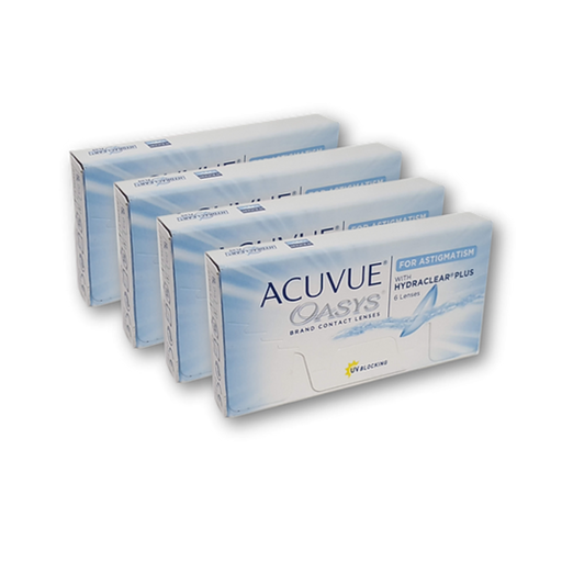 ACUVUE OASYS FOR ASTIGMATISM 4 CAJAS