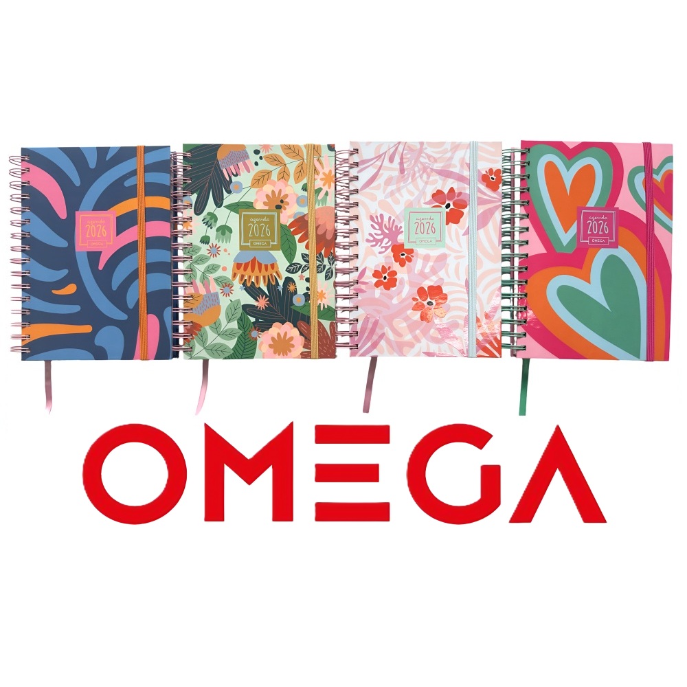 Agenda 2026 Omega Age 40 día por hoja A5