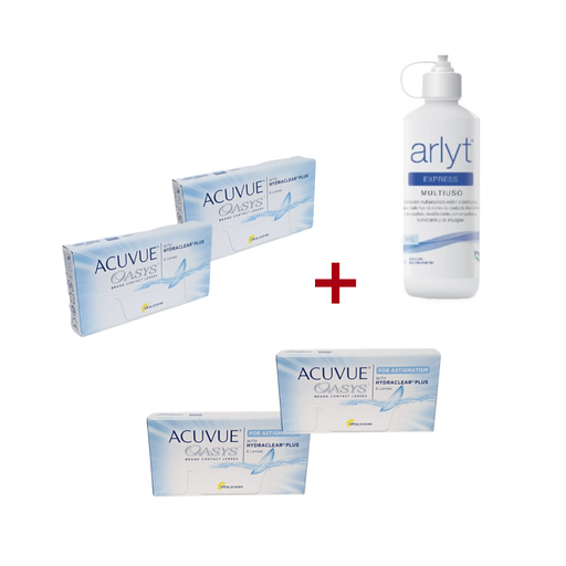 PROMO - 2 Acuvue Oasys + 2 Acuvue Oasys for Astigmatism