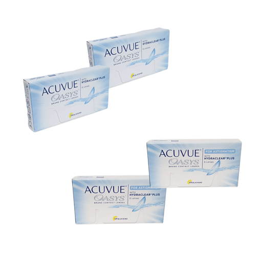 PROMO - 2 Acuvue Oasys + 2 Acuvue Oasys for Astigmatism