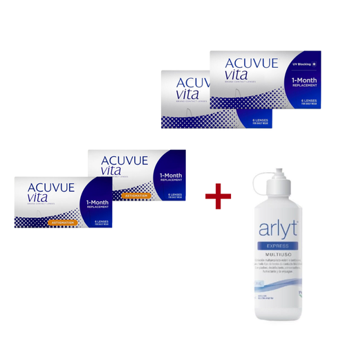 PROMO - 2 Acuvue Vita + 2 Acuvue Vita for Astigmatism