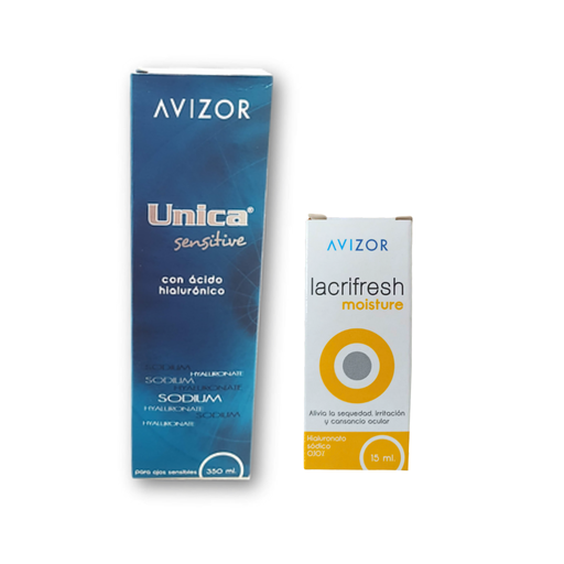 AVIZOR LACRIFRESH 15 ml + AVIZOR UNICA SENSITIVE - 350ml